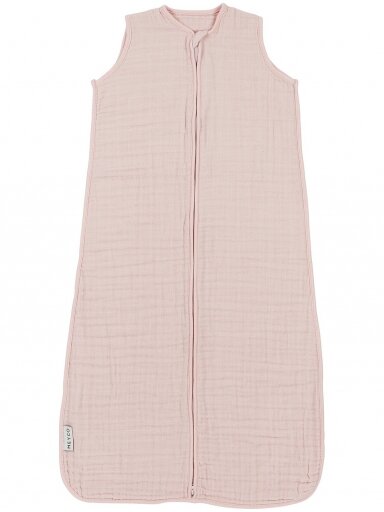 Muslin sleeping bag, TOG 0.5, 70cm, Meyco Baby Soft pink