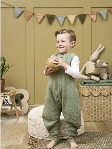Miegmaišis su kojytėmis 104 cm, TOG 2.0, Meyco Baby (Olive green)