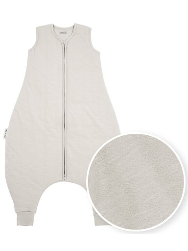 Baby sleep overall winter jumper, TOG 2.0, Meyco Baby, Slub greige 80cm