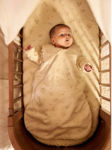 Baby sleeping bag 60 cm, 4 years TOG 1.0 TOG 2.5 TOG 3.0, Jollein (Ajour Biscuit) (Kopija) 1 Baby sleeping bag 60 cm, 4 years TOG 1.0 TOG 2.5 TOG 3.0, Jollein (Ajour Biscuit) (Kopija) 1