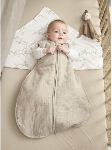 Miegmaišis kūdikiui 110 cm, TOG 2.0, Meyco Baby, (Sand) 1 Miegmaišis kūdikiui 110 cm, TOG 2.0, Meyco Baby, (Sand) 1