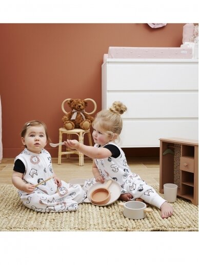 Sleeping bag for baby, by Meyco Baby, Animal, TOG 0.3, 60 cm. 4 Sleeping bag for baby, by Meyco Baby, Animal, TOG 0.3, 60 cm. 4