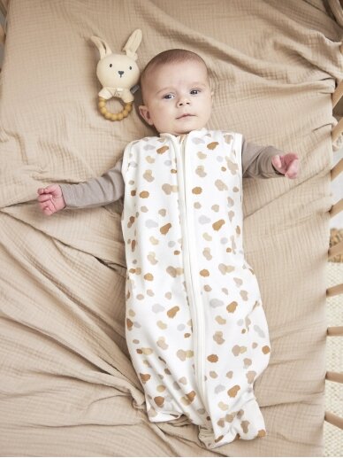 Sleeping bag for baby, by Meyco Baby, Stains, TOG 0.3, 90cm 2 Sleeping bag for baby, by Meyco Baby, Stains, TOG 0.3, 90cm 2