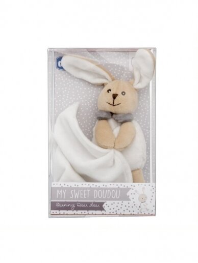 Soft cuddly toy, My sweet doudou Bunny by Chicco 1