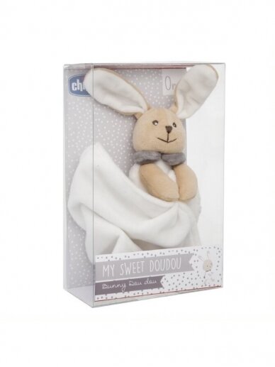 Soft cuddly toy, My sweet doudou Bunny by Chicco 2