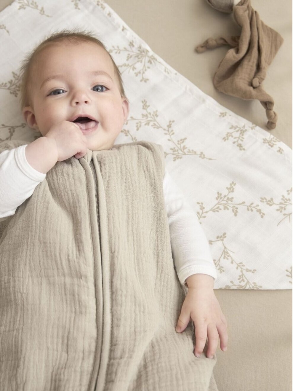 Miegmaišis kūdikiui 110 cm, TOG 2.0, Meyco Baby, (Sand) 2