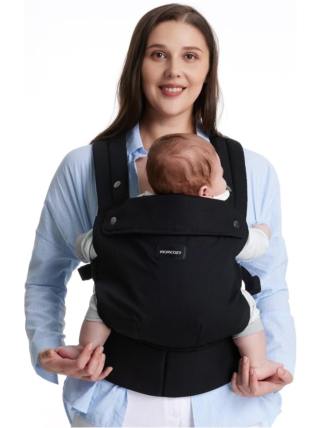 Momcozy ergonominė kūdikių nešioklė (Juoda) Momcozy ergonominė kūdikių nešioklė (Juoda)