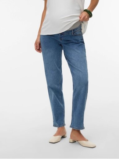 Mom fit džinsai nėščioms, MLALBERTE, Mama;licious, (Medium blue denim)