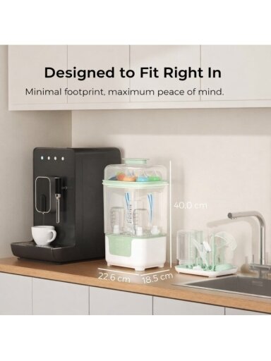 Momcozy BS04 4-in-1 buteliukų sterilizatorius su džiovykle