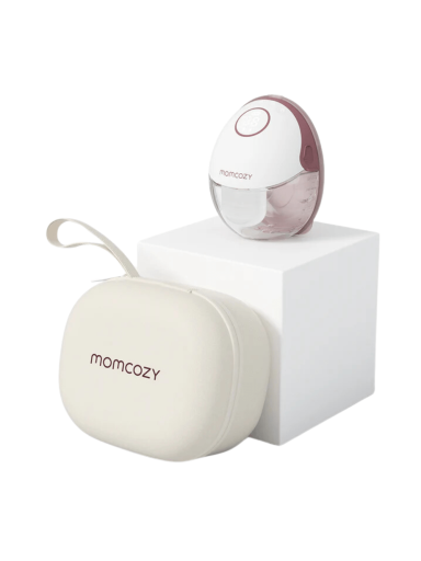 MOMCOZY M6 viengubas nešiojamas belaidis pientraukis (Rožinis)