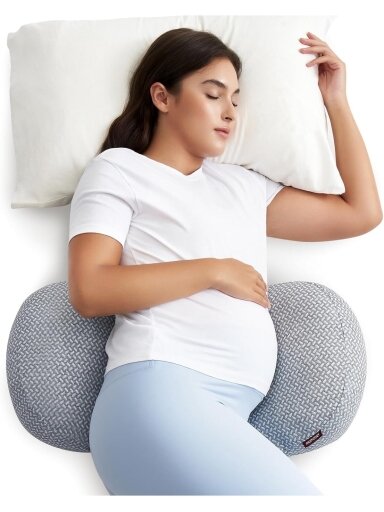 MOMCOZY pagalvė nėščioms ir maitinančioms W formos MOMCOZY pagalvė nėščioms ir maitinančioms W formos