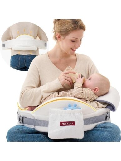 Momcozy COZYPRO nursing pillow (gray) 1