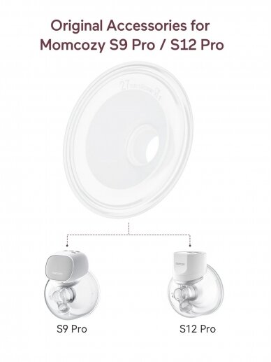 MOMCOZY pientraukio krūties gaubtelis 27 mm (viengubas), 1 vnt. 3