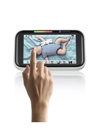 Motorola video auklė wi-fi AI programėlė 5" PIP1710C 7