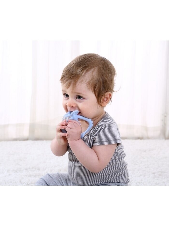 Mombella Monkey Teether Light blue 1