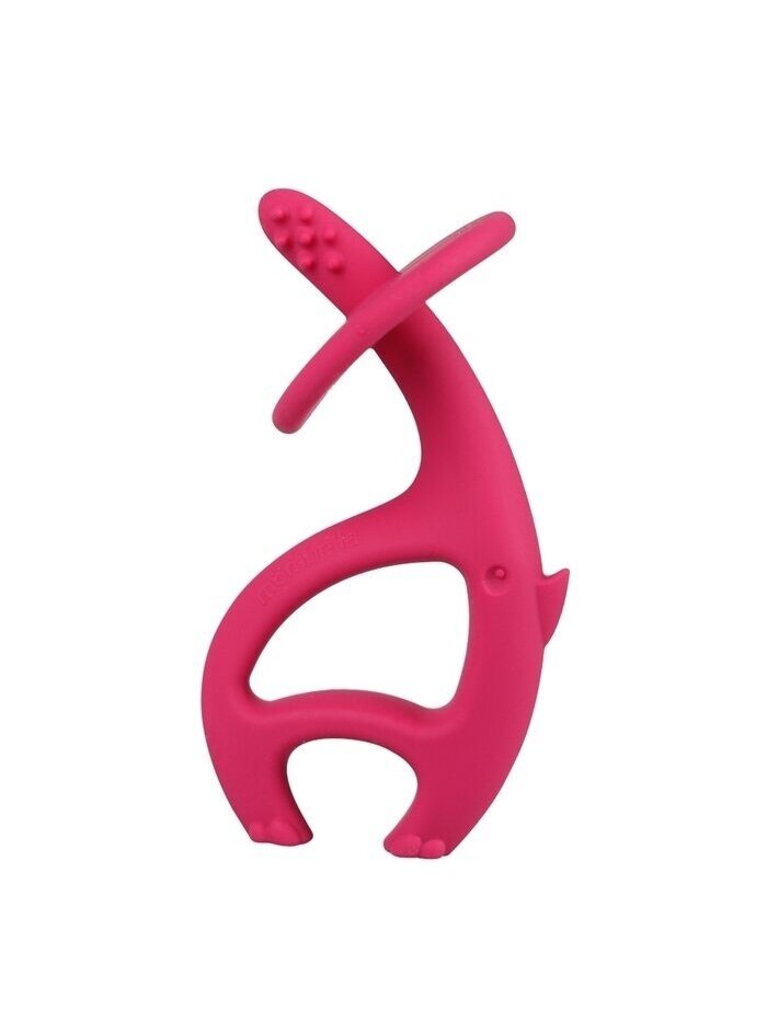 MOMBELLA kramtukas, Šokantis drambliukas 3 mėn+ (Dark Pink) MOMBELLA kramtukas, Šokantis drambliukas 3 mėn+ (Dark Pink)