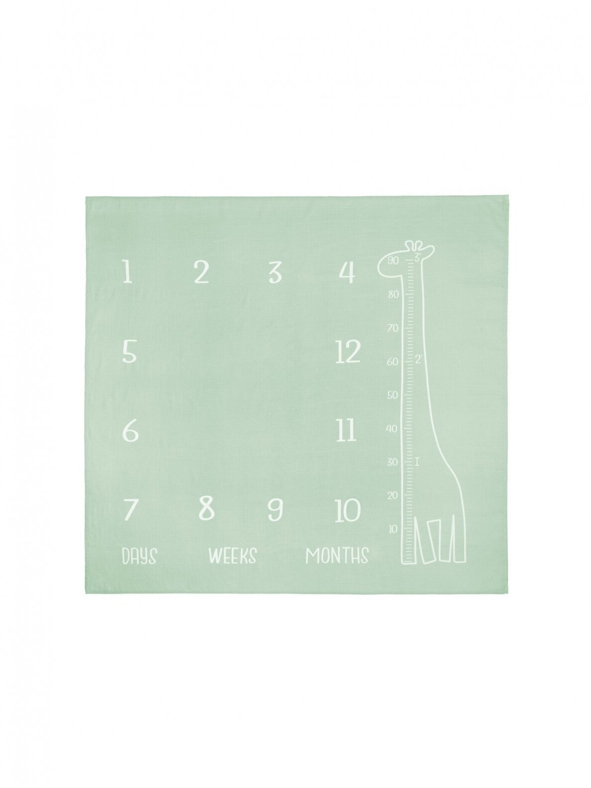 Muslino kilimėlis-vystyklas, 120x120, Žirafa, Sensillo Muslino kilimėlis-vystyklas, 120x120, Žirafa, Sensillo