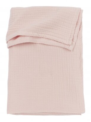 Muslin blanket 75x100, Meyco Baby (Uni Soft pink)