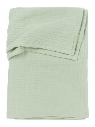 Muslin blanket 75x100, Meyco Baby (soft green)
