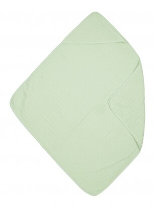 Muslino rankšluostis kūdikiui, 80x80cm, Meyco Baby Soft green