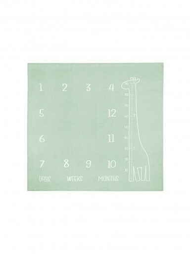 Muslino kilimėlis-vystyklas, 120x120, Žirafa, Sensillo Muslino kilimėlis-vystyklas, 120x120, Žirafa, Sensillo