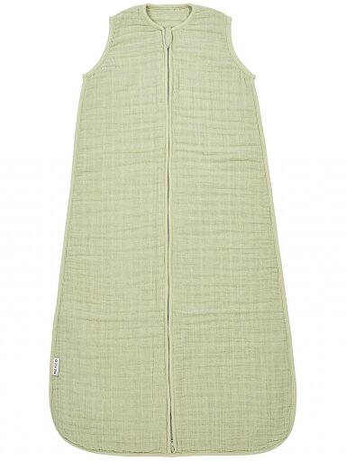 Muslin sleeping bag, TOG 0.5, 70cm, Meyco Baby soft olive Muslin sleeping bag, TOG 0.5, 70cm, Meyco Baby soft olive