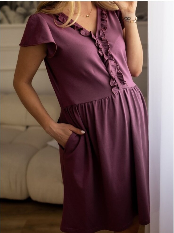 Maternity breastfeeding nightdress, Linda by EEVI 1 Maternity breastfeeding nightdress, Linda by EEVI 1