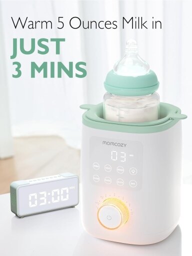 MW02 Nutri Smart išmanusis buteliukų šildytuvas kūdikiams, Momcozy