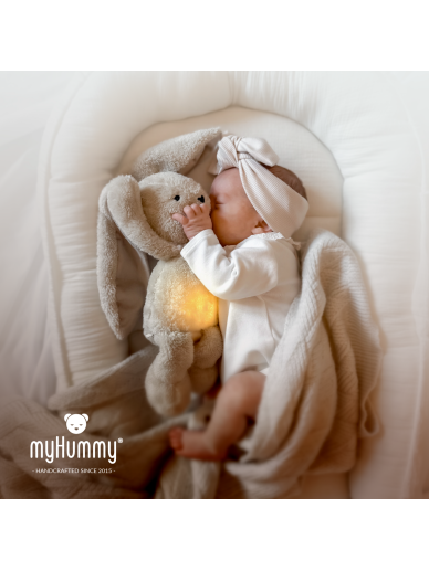 myHummy migdukas šildyklė lemputė baltas triukšmas zuikis šviesiai rudas 5/1 3 myHummy migdukas šildyklė lemputė baltas triukšmas zuikis šviesiai rudas 5/1 3