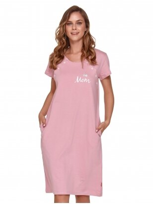 Maternity nursing nightdress, Papaya G, by DN (pink)
