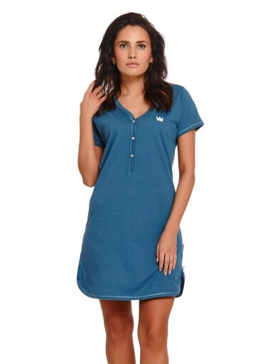 Nursing nightdress by DN (blue) Nursing nightdress by DN (blue)