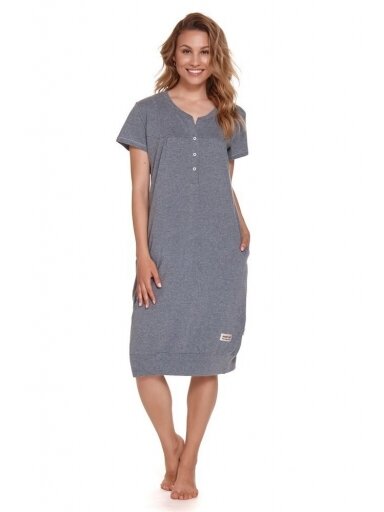 Nursing nightdress by DN (grey)