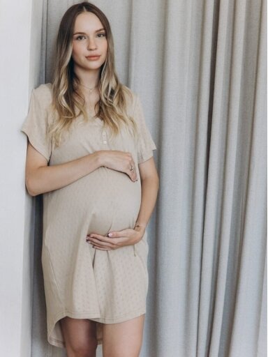 Nightwear for pregnant and nursing women KISS, Latte mama