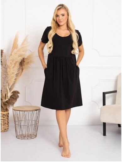 Nightwear for pregnant and nursing, Laura, ForMommy (black) 4
