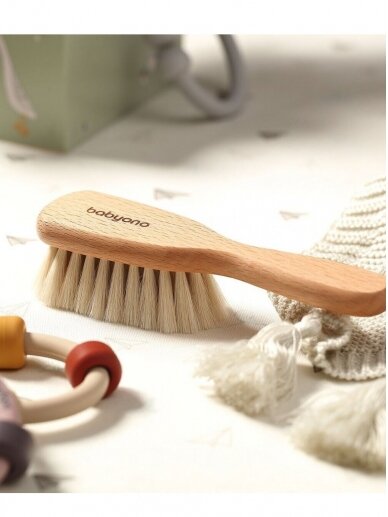 Brush with natural bristles by BabyOno 4