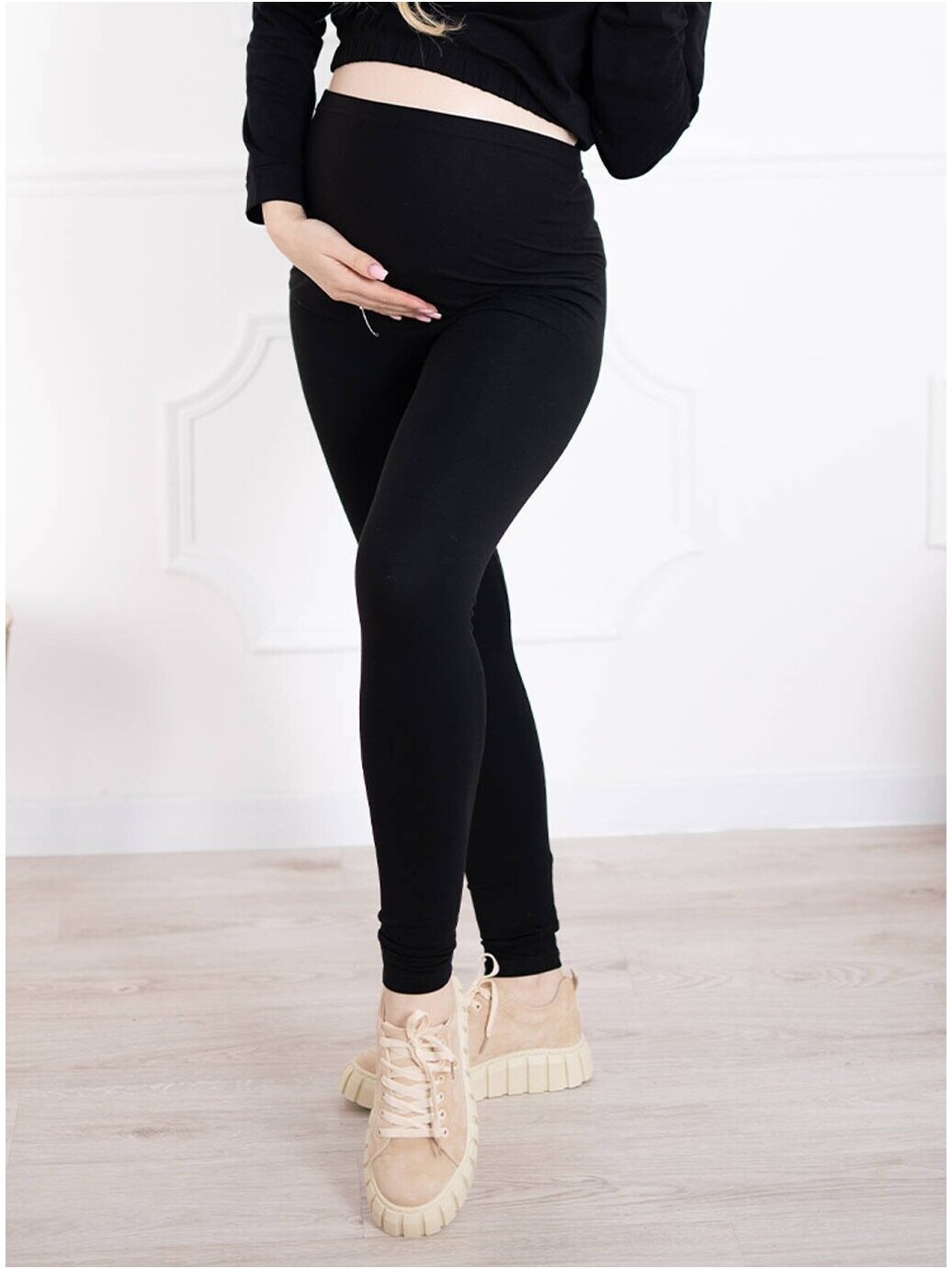 Maternity leggings, Classic, ForMommy (black) 5