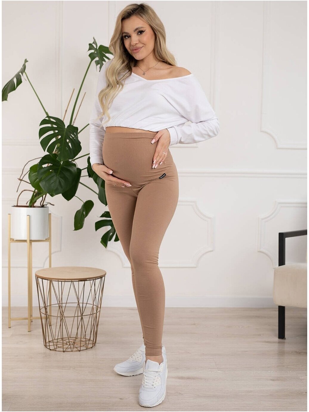 Maternity leggings, Classic, ForMommy (cappuccino) Maternity leggings, Classic, ForMommy (cappuccino)