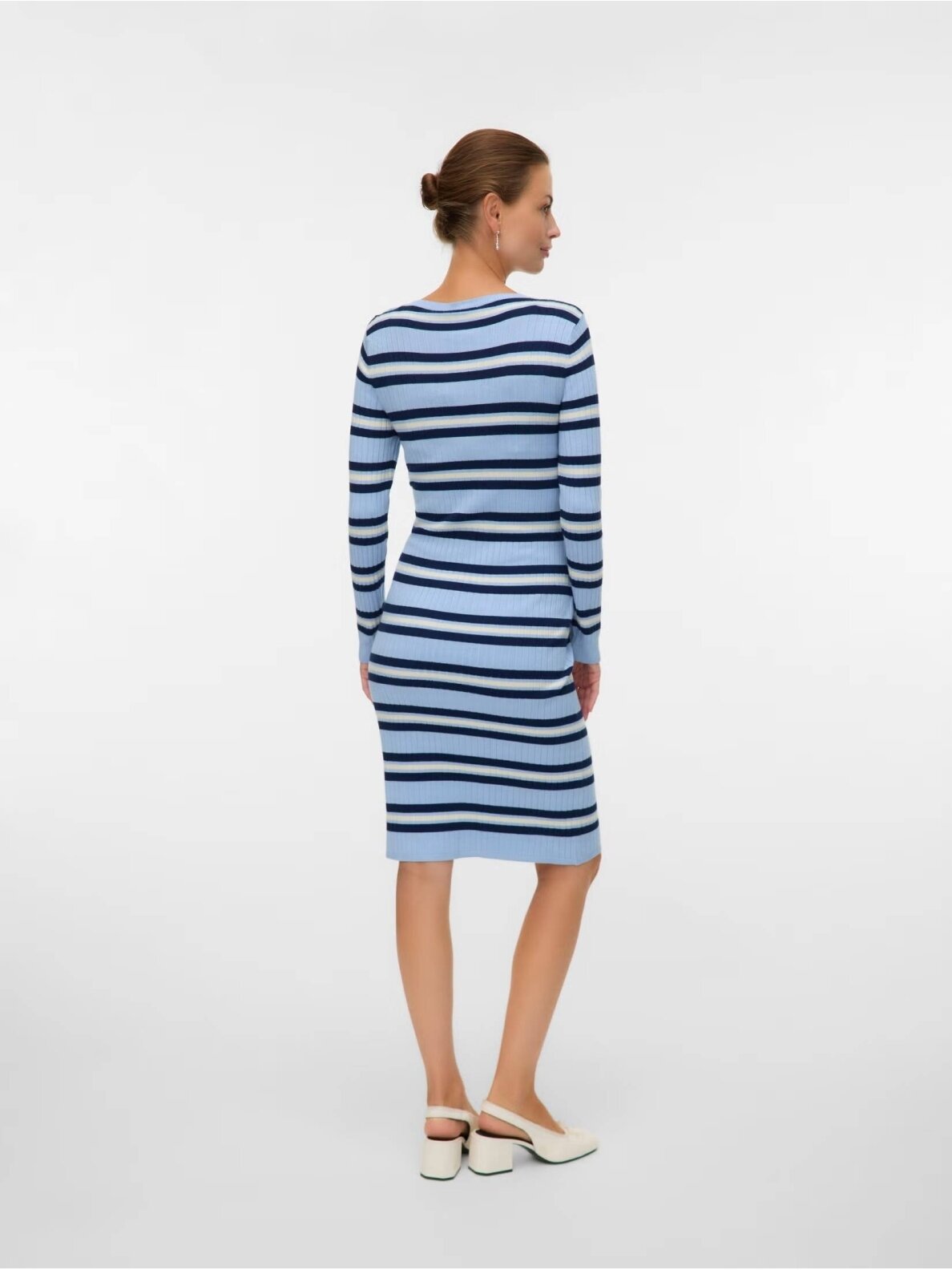 MLESRIN maternity and nursing dress, Mama.licious (Light blue/striped) 3 MLESRIN maternity and nursing dress, Mama.licious (Light blue/striped) 3