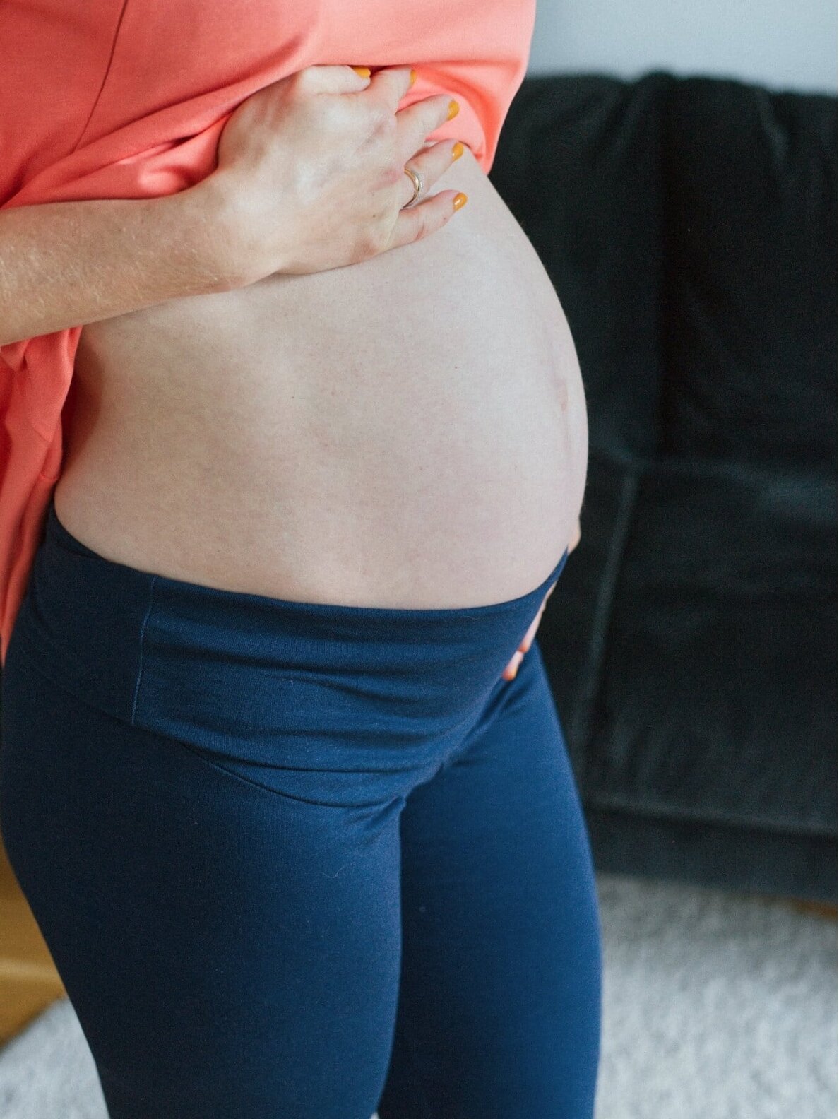 Maternity leggings blue, Milk&Love 5