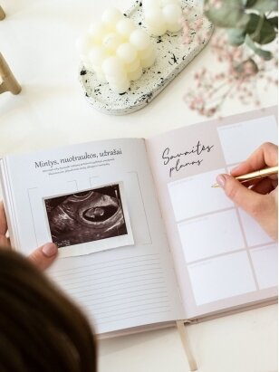 Nėštumo knyga MAMA 40-ies savaičių užrašai (be dėžutės)