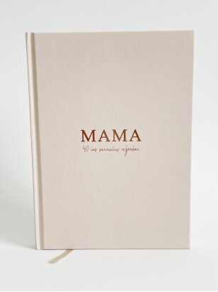 Nėštumo knyga MAMA 40-ies savaičių užrašai (su dėžute)
