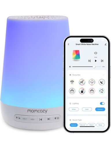 Portable white noise machine-lamp, Momcozy Portable white noise machine-lamp, Momcozy