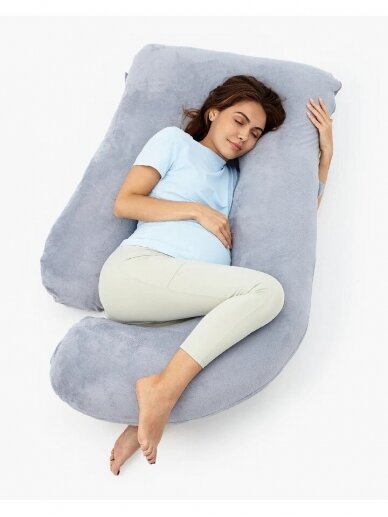 U Shaped Fabric Pregnancy Pillow, Momcozy 3