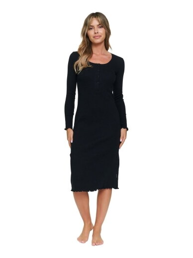 Maternity night shirt, Doctor Nap (black)