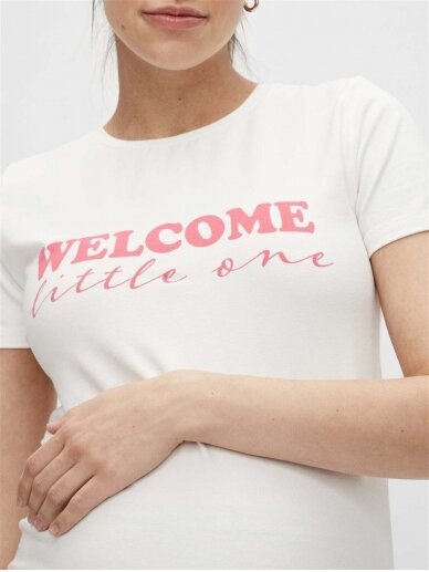Maternity blouse MLWELCOME Mama;licious (white) 1