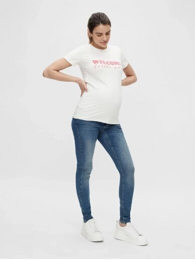 Maternity blouse MLWELCOME Mama;licious (white) 3