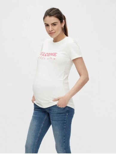 Maternity blouse MLWELCOME Mama;licious (white) 4