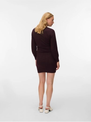 Maternity dress MLNEWANNE Mama;licious (Winetasting/melange) 2