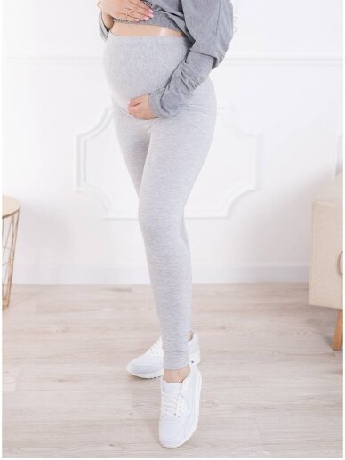 Maternity leggings, Classic, ForMommy grey) 4