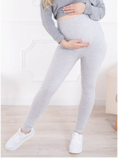 Maternity leggings, Classic, ForMommy grey) 6 Maternity leggings, Classic, ForMommy grey) 6